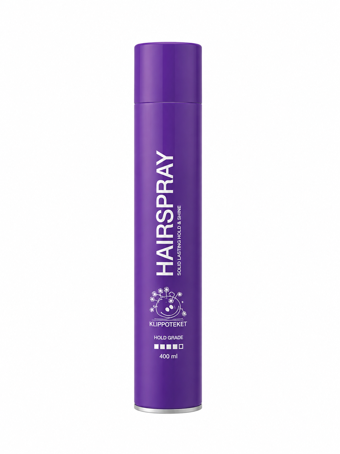 KLIPPOTEKET HAIRSPRAY SOLID HOLD & SHINE 400 ml