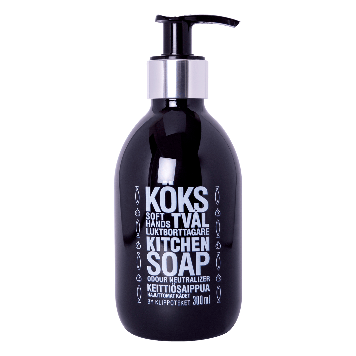 KLIPPOTEKET Kökstvål Svart 300ml