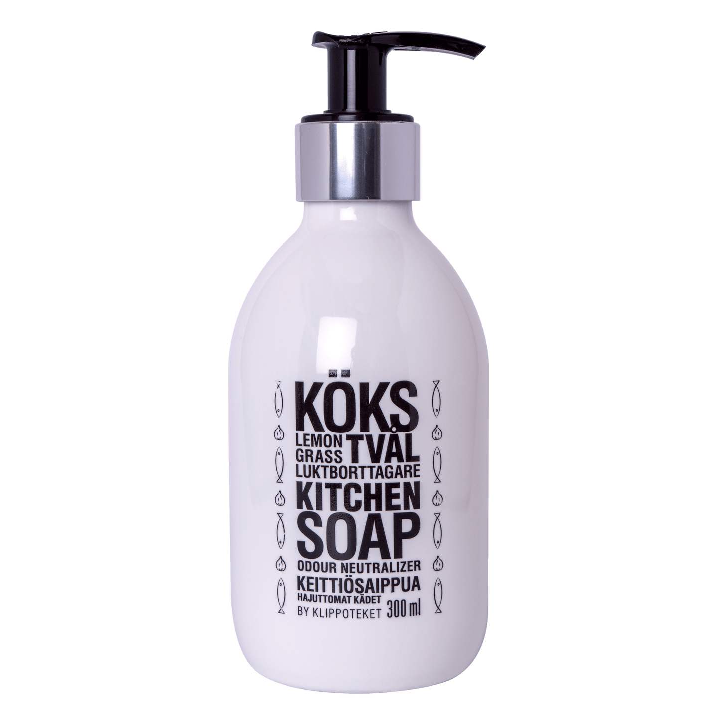 KLIPPOTEKET Kökstvål Vit 300ml