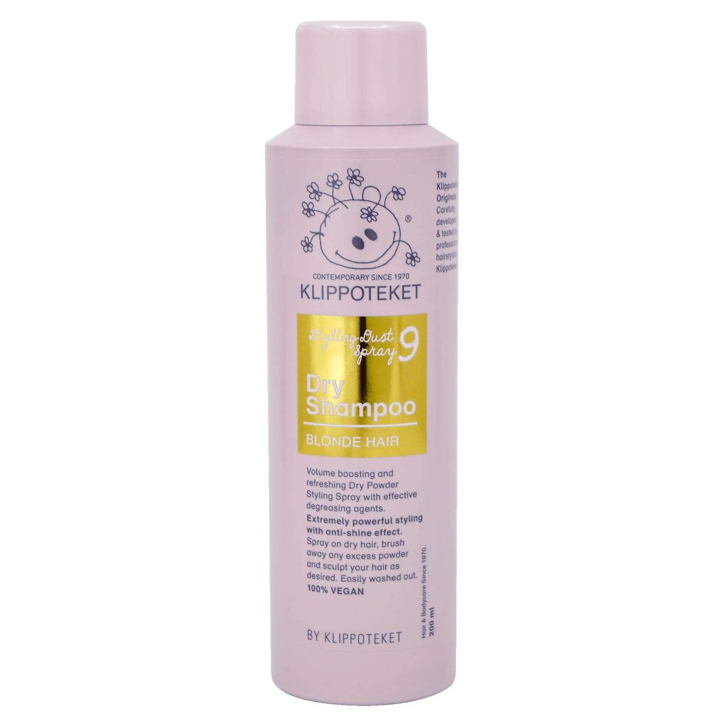 KLIPPOTEKET Rosa Torrschampoo 200ml